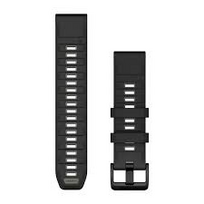 GARMIN laikrodžio dirželis Quickfit 22 mm silikoninis juodas