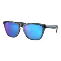 OAKLEY akiniai nuo saulės varlių kailiai krištoliniai juodi su safyro iridiniu poliarizuotu prizmu