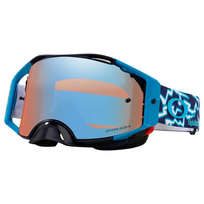 OAKLEY MX akiniai Airbrake TLD mėlynas žaibas su prizm saphire lęšiais