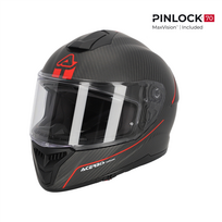 ACERBIS šalmas Tarmak 2206 juoda/raudona