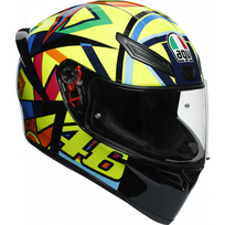 AGV šalmas K1 Soleluna 2017 geltona/mėlyna/raudona