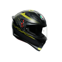 AGV šalmas K1 Track 46 juoda/geltona
