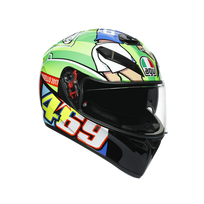 AGV šalmas K3 SV Rossi Mugello 2017 žalias