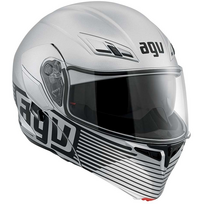 AGV šalmas Compact Audax sidabro matinė/juoda