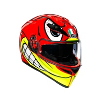 AGV šalmas K3 SV Birdy raudonas/geltonas