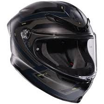 AGV šalmas K6 S Enhance matinė pilka/geltona fluo