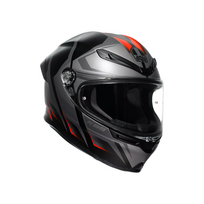 AGV šalmas K6 S Karve matinė juoda/pilka/raudona