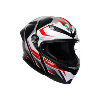 AGV šalmas K6 S Karve matinė juoda/balta/raudona