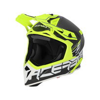 ACERBIS šalmas Steel Carbon 2206 juoda/fluorescencinė geltona