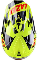 LAZER šalmo kepuraitė MX8 PG Geopop geltona/juoda/raudona
