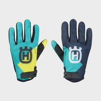 HUSQVARNA pirštinės vaikams Kids Railed mėlyna/juoda/geltona