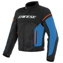 DAINESE moto striukė Air Frame D1 Tex juoda/mėlyna/raudona