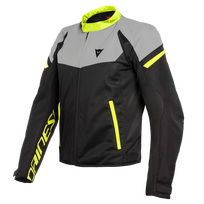 DAINESE moto striukė Bora Air Tex juoda/pilka/geltona