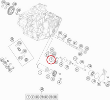 HUSQVARNA įranga alyvos siurbliui T18 450/501 '19-'22