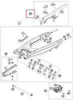 HUSQVARNA plastikinis grandinės apsauginis gaubtas E/SM 701 '16-'21 juodas