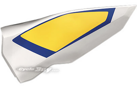 HUSQVARNA plastikinė filtro dėžės LH TE/FE 125-501 '14 balta/mėlyna/geltona