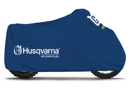 HUSQVARNA motociklo uždangalas Outdoor Logo mėlynas