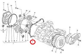 HUSQVARNA tarpinių laikiklis 125 '07-'13