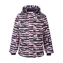 COLOR KIDS žieminė striukė Ski JKT AOP 4 zaphyr rožinė/juoda AF 10K