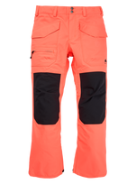 BURTON kelnės Southside Slim oranžinė/juoda