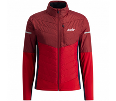 SWIX slidinėjimo striukė Dynamic Hybrid Insulated tamsiai raudona/raudona