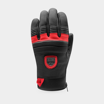 RACER pirštinės 90 Leather 2 juoda/raudona