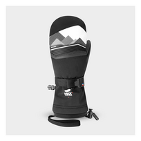 RACER pirštinės vaikams ML 400 Mitt juoda/balta