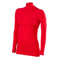 FALKE termo marškinėliai LS Zip Women MW red