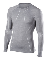 FALKE termo marškinėliai LS Wool Tech grey