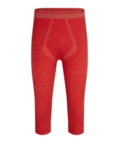 FALKE termobokštės 3/4 Wool Tech Tight raudonos
