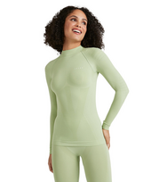 FALKE termo marškinėliai LS Women Warm Collar TF light green
