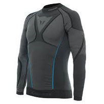 DAINESE termo marškinėliai Dry LS MAN juodi/mėlyni