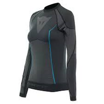 DAINESE termoaktyvus Dry LS moteriškas marškinėlis juoda/mėlyna