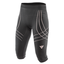 DAINESE termoaktyvios 3/4 HP1 BL L juodos/rožinės kelnės su petnešomis