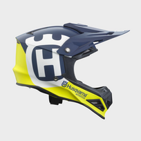 HUSQVARNA šalmas vaikams Railed mėlynas/geltonas