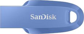 "SanDisk Ultra Curve 3.2 Flash" atmintinė 512GB (iki 100MB/s skaitymo greitis, "RescuePRO Deluxe" programinė įranga, raktų pakabukas), mėlyna