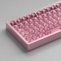 114 klavišų permatomų klavišų dangtelių PC "Cherry" profilio klavišų dangtelių rinkinys, tinkamas "Cherry Mx Switch" mechaninei klaviatūrai