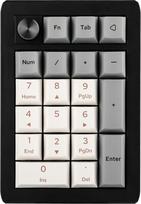 EPOMAKER EK21 VIA Gasket Numpad su 1000 mAh baterija, BT 5.0/2.4 GHz/laidinis "Hot-Swap" numpadas su aliuminio lydinio mygtukais, programuojamas Win/Mac/Gaming (Wisteria V2 Switch)