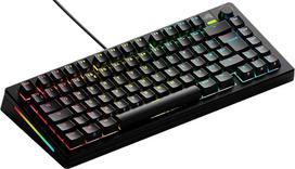 Glorious Gaming GMMK 3: Mechaninis skonis, TKL 75 %, modulinė apšvietimo sistema, dvigubos-PBT-taškeliai, aliuminio skalterio plokštė, karštas keitimas (3/5 kontaktų), angliškas QWERTY - švarus