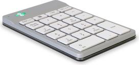 R-Go Numpad Break, su Anti-RSI programine įranga, "Bluetooth" kabeliu Ziffernblock, skaitmeninis raštas kompiuteriui, nešiojamam kompiuteriui, planšetiniam kompiuteriui, Weiss