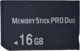 SHEAWA 16GB didelės spartos "Memory Stick MS Pro Duo" atminties kortelė, skirta "Sony PSP" ir "Cybershot" fotoaparatams
