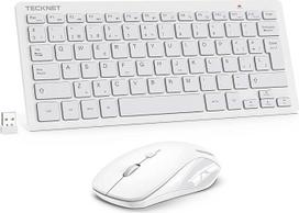 TECKNET ispanų specifikacijos Mini klaviatūra ir pelė QWERTY