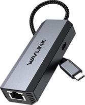 WAVLINK USB C LAN adapteris 5Gb/s + 95 W įkrovimas, be tvarkyklės RJ45 Gigabit USB C eterneto adapteris nešiojamajam kompiuteriui, kompiuteriui, suderinamas su "Thunderbolt 5/4/3", "Mac", "Windows", "iPad", "iPhone", "MacBook