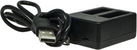 Dvigubas USB įkroviklis Xrec for AHDBT-501/GoPro HERO 7 6 5 BLACK