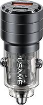 Loader Usams USAMS C36 USB-A+USB-C 95W Fast Charge black/black (US-CC176)