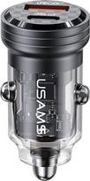 Loader Usams Car Charger Usams C35 45W USB-A + USB-C PD Fast Charge