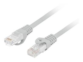 LANBERG Patchcord cat.6 UTP LSZH CU 1.5m grey Fluke passed