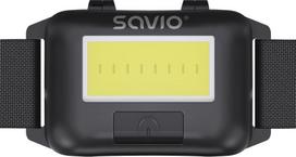 Headlight Savio LED front flashlight, COB, 140 lm, range 10m, 4 modes, FL-01