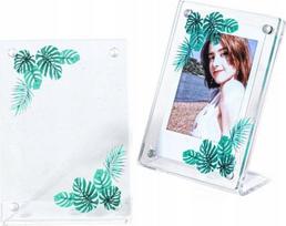 Box LoveInstant Frame Standing for photos of Fujifilm Instax Mini / Zink / Green Leaves