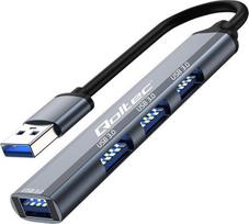 USB adapter Qoltec HUB adapter USB 3.0 4w1  4x USB 3.0